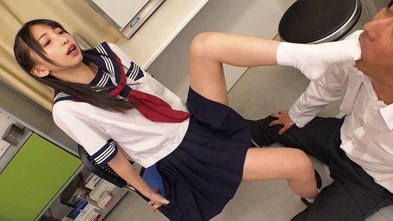 18yearsold DNJR-073 Lori Girl Uniform Small Devil Beautiful Girl Kotone Toa Who Is Pleased To Bully The Old Man To Relieve Stress Eroxia - 2