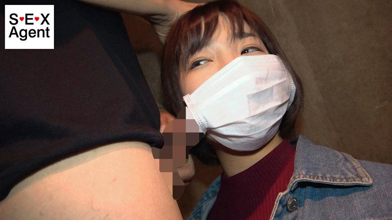 Mother fuck AGMX-092 Masked Blowjob By An Amateur Girl Who Doesn't Want To Show Her Face Short Hair - 2