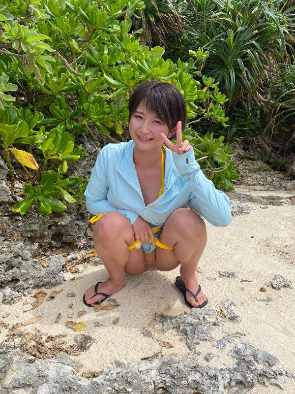 Tropical Exhibitionist Deluxe - Golden Shower Girl Yuuri-chan D***ks Cum And Gets Creampied On Vacation - 1