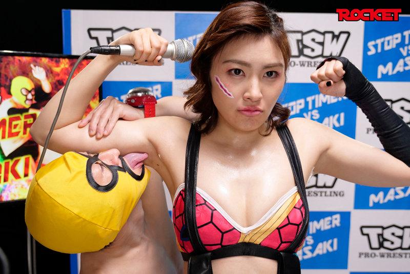 Pool RCTD-466 Big Breasts Heel Women s Professional Wrestler Masakihime s Time Stop Cojiendo - 1