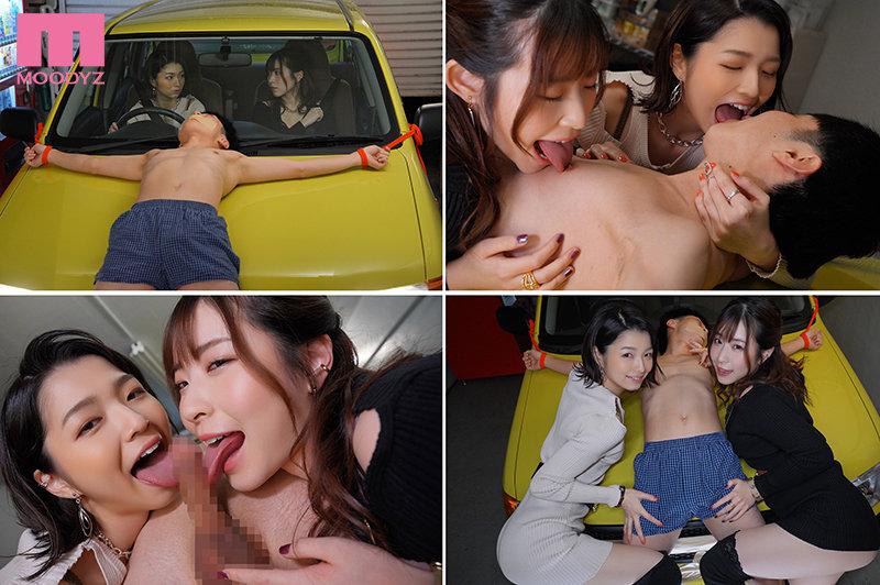 Tied Up Suddenly On The Street Corner. Nipple Trance BDSM. Tied Up So You Can't Move While Those Nipples Get Teased All Over. Sumire Kuramoto, Ena Satuski - 1