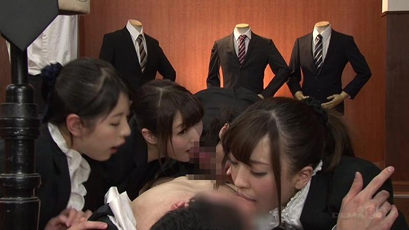 Women In Suits Give Cum Swallowing Blowjob Fun Here At This Popular Shop Dick Sucking In Suits - 1
