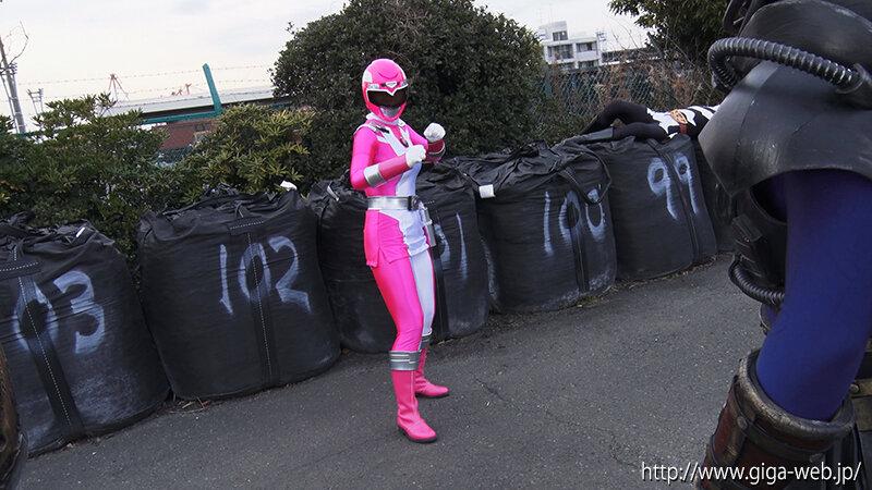 Hardcore GHOV-26 Heroine Rangers Eradication Operation Jewel Pink Seinin White Riga Dolphin Outdoor - 2