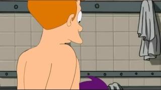 Lolicon Futurama Porn Shower Threesome Pussylicking