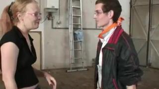 Pete Dutch Teen with Glasses in Warehouse SummerGF