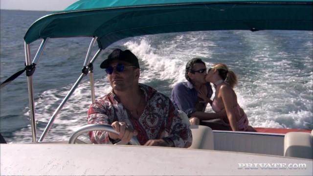 Chloe Rides on a Boat with two Guys she wants to Fuck - 2
