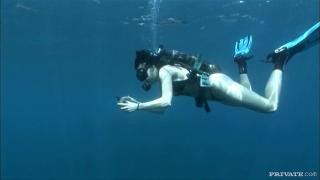 Uncensored Sabina Lets a Man Fuck her under Water for an...