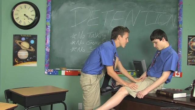 Damien, Dustin and Preston in Detention Room - 2