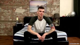 Siririca AJ Alexander is Tattooed up for some Solo Action Gay Facial