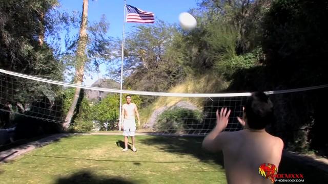 CzechTaxi Dustin and Joey Fuck each other after a Volleyball Match Group Sex - 1