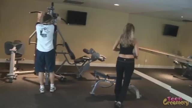 MILF at Gym gives Amazing Blowjob and Gets Tits Blasted with CUM - 2