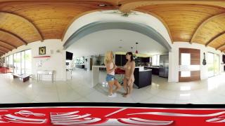 Lesbo ADAM & EVE - VR EXHIBITIONIST MILF WIFE FUCKS HER HOT BLONDE MAID Pussyeating