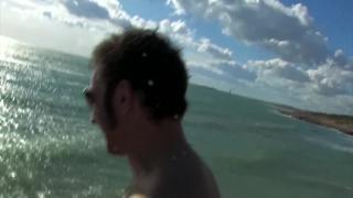 Gostosas Bubble Butt Eighteen YO Gets Rough Fuck by the Water Cumswallow