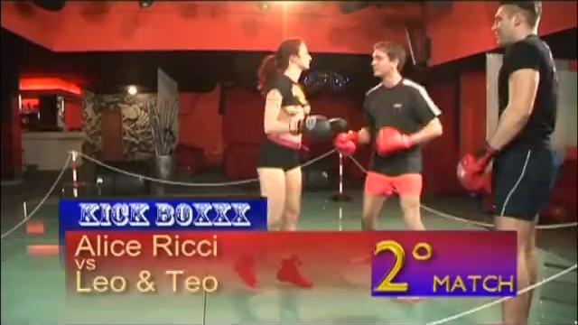 KiCK BOX in the ASS of a NICE ITALIAN BITCH!!! REAL TIME. - 1