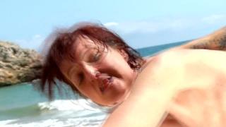 Ball Licking Latina Granny Gets Rough Fuck outside Moms