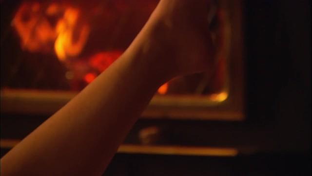 Voyeursex Hot Big Tits Blonde Fucked Fireside at Cabin by BF for Huge Cum Load Soles - 2
