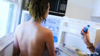 RulerTube Natural Babes Cool off in Kitchen ImageFap