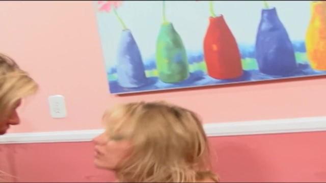 Bigbutt Perfect Big Tit Blonde Sluts Share a Huge Cock ShopInPrivate