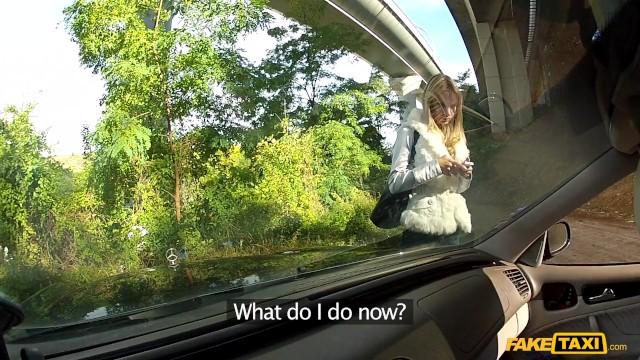 Puba Fake Taxi - Blonde has no Choice but to Submit to Cabbie's Hard Dick This