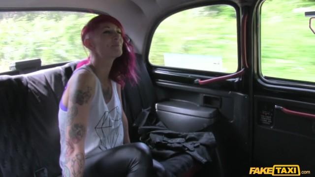 Fake Taxi - Redhead Punk with Tattoos Gets a Lesson in Cock from Cabbie - 1