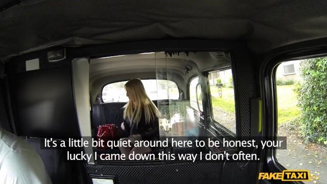 Gay Fucking Fake Taxi - Scottish Blonde has no Choice but to Swallow up Cabbie's Cock XLXX