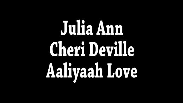 Gay Sex Mega MILFS Julia Ann, Cherie Deville with Aaliyah Love! GGG Lesbians! Kiss