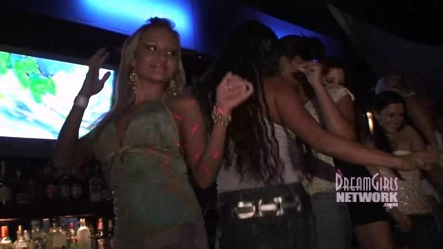 Girls getting Naked in a Crowded Nightclub - 1