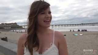 Redbone Teen Good Girl Flashes her Tits Ass & Pussy at the Beach Sexy Girl Sex