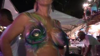Punishment Painted Tits and Pussies at a Swinger Festival Taylor Vixen