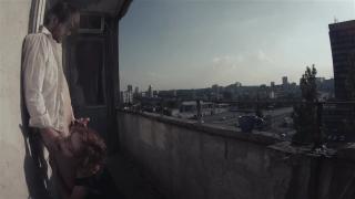 Softcore Nerdy Sister Eva Lets her Step Brother Fuck her on a Public Balcony PunchPin