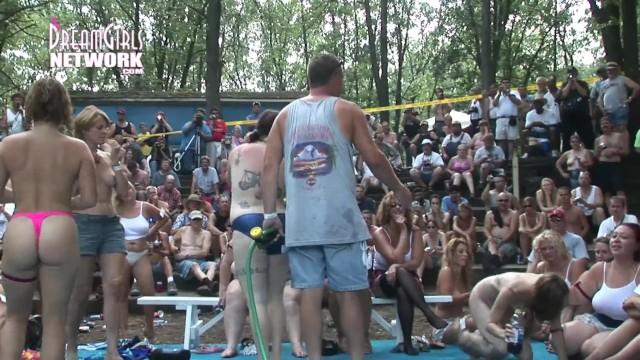 Amatures Gone Wild Amateurs get Totally Naked in Contest at Nudist Resort Cum In Mouth