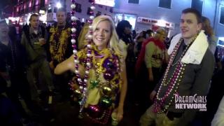 English Mardi Gras Street and Balcony Flashing English