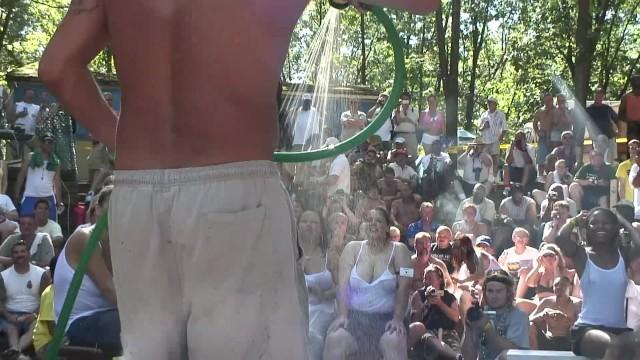Wet T Shirt Contest at a Nudist Resort - 2