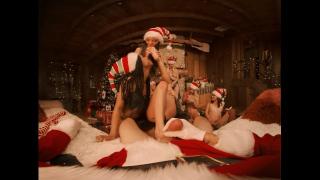 Free-Cams VRBangers.com-Abella Danger and her 7 Sexy Elves Christmas Orgy VR Porn Fuck