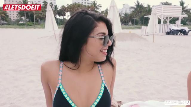 LETSDOEIT - TEENS Gina Valentina and Karlee Grey Wild Fucking in Miami - 1