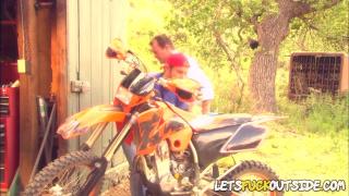 Masterbation Big Boobs Slut Lezley Zen Fucked on Motor Bike outside AVRevenue