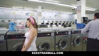 BravoTube Horny Cali Hayes Gets Naughty in a Public Laundry...