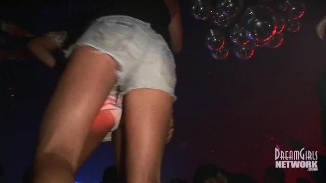 Nice Panties! College Teen Upskirts Dancing in Nightclub - 2