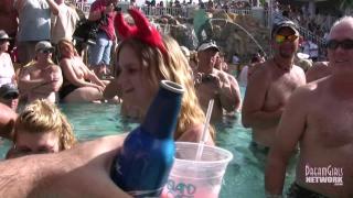 Amature Porn Wild Swinger Pool Party with Lots of Naked...