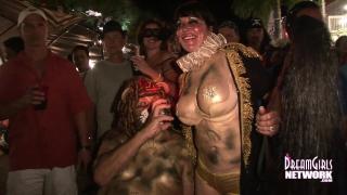 Tight Pussy Fuck Fantasy Fest Swingers Party in the Streets...