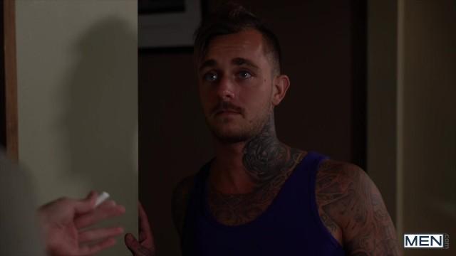 Men.com - Tattooed Brian Michaels Buttfuck his Roommate Ty Mitchell - 2