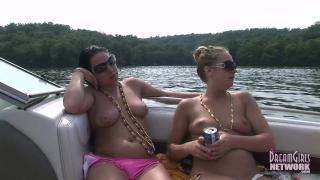 Venezolana Topless Boat Ride with Partying Coeds Fat