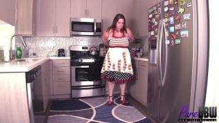 Sloppy Busty Housewife Gets Fucked in her Kitchen 18QT