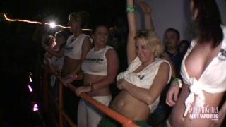 Bigboobs Partying Coeds Compete for Cash in South Padre Island Dominicana