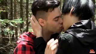 Outside Two Cute Boys Daniel Tanner and Zac Hunter have Sex at the Cabin FrenchGFs