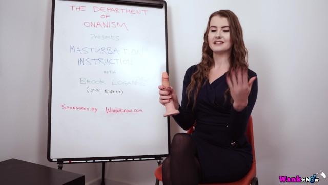 Brook Logan Invites you to WANK during her Masturbation Instruction Video! - 1