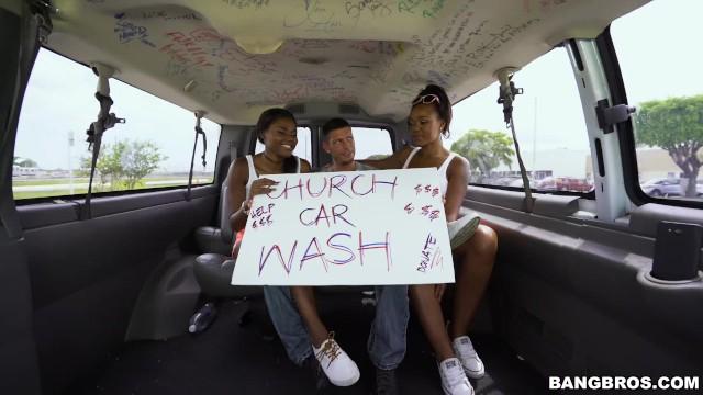 BANGBROS - Black Church Girls are Easy to get on the Bang Bus! - 2