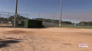 Novinho Crazy Girl Gets Naked on a College Baseball Field X-art