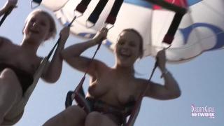 Fleshlight Two Hot Blondes Parasail Naked then Pee Afterward Stepdaughter