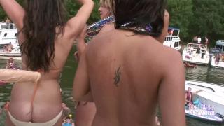 AnyPorn Pandemonium of Naked Party Coeds Deepthroating